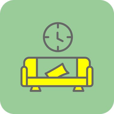 Modern mobilyaların vektör illüstrasyonu