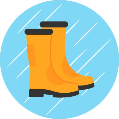 Welly bot simgesi, vektör illüstrasyon tasarımı