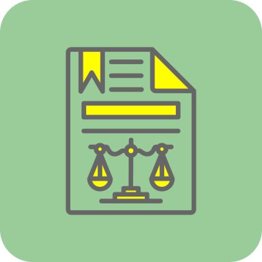 yasal belge vektör çizim tasarımı 