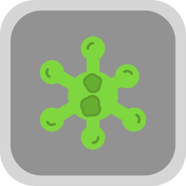 Virüs ikonu vektör illüstrasyonu