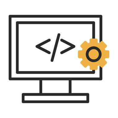 Web tasarım geliştirme simgesi 