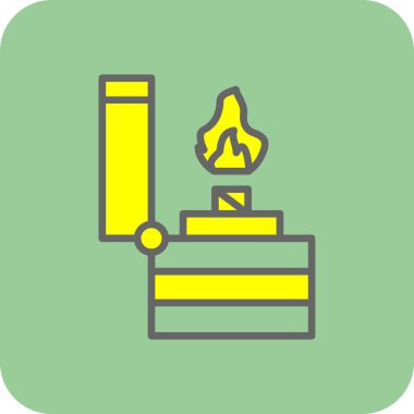 Daha hafif simgenin vektör illüstrasyonu 