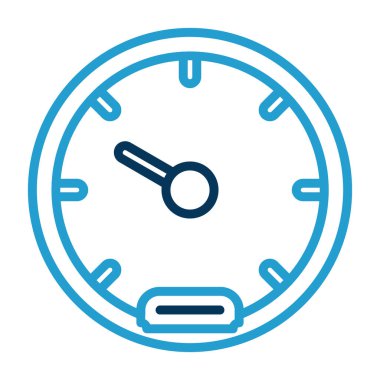 basit hız göstergesi simgesi, vektör çizim