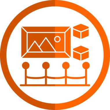 Bir web simgesinin vektör illüstrasyonu