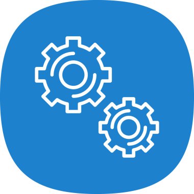 Teçhizat Web simgesi basit illüstrasyon