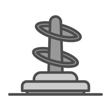 halka atma simgesi, vektör illüstrasyonu 