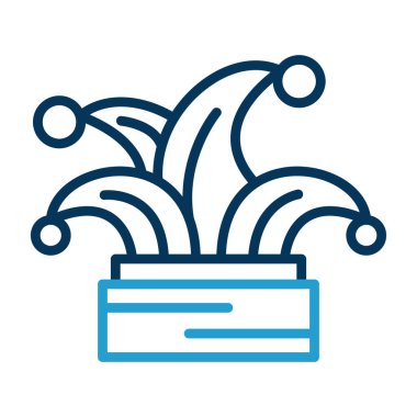 muz ikonu vektör çizimi