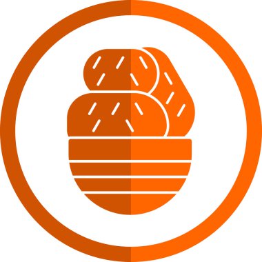 Fırın. Web simgesi basit illüstrasyon