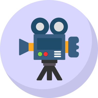 Web için sinema ikonu vektör simgesi