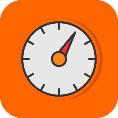 hız test simgesi vektör çizimi 