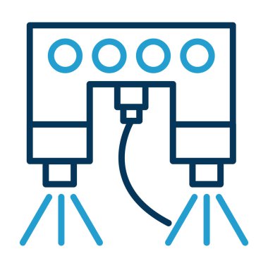 Elektrik kablosu. Web simgesi basit illüstrasyon