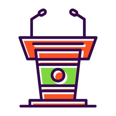 Vektör illüstrasyonu, simge ögesi arkaplanı