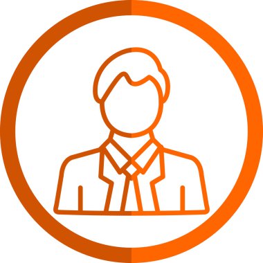 Adamım. Web simgesi basit illüstrasyon 