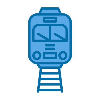 tren simgesi vektör illüstrasyonu