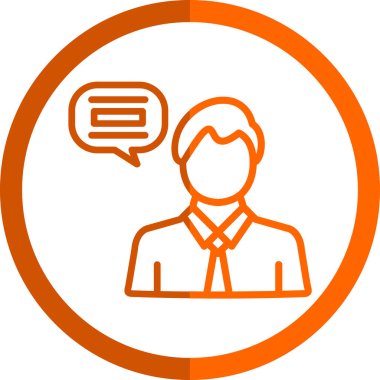 İş adamının vektör illüstrasyonu