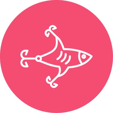 Hayvan. Web simgesi basit illüstrasyon