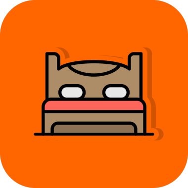 Çizgi film simgesinin vektör çizimi