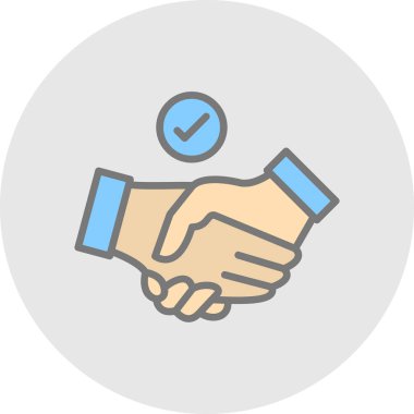 Tokalaşın. Web simgesi basit illüstrasyon