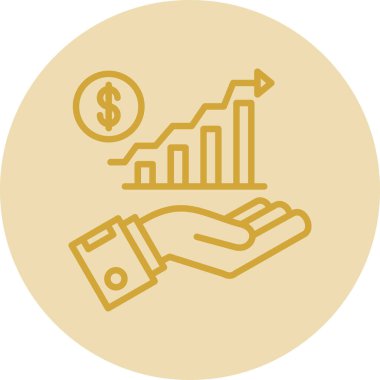 Kar kavramı konsepti vektör illüstrasyonu 