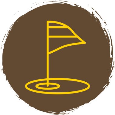 Pipet simgeli bir kahve fincanının vektör çizimi