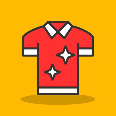 Lekesiz çamaşır ve giysi tasviri için taze ve temiz giysi simgesi