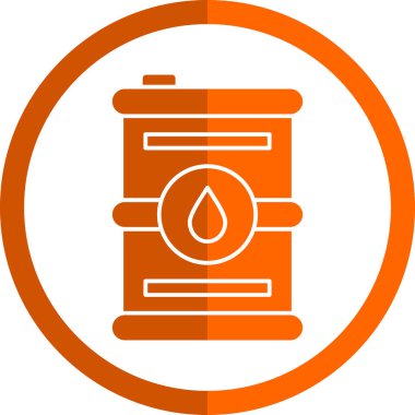 Yakıt simgesi, vektör çizimi