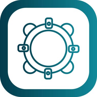 Bir web simgesinin vektör illüstrasyonu