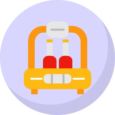 Modern gaz simgesinin vektör illüstrasyonu