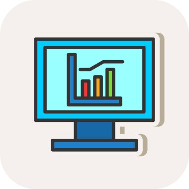 bilgisayar simgesi vektör illüstrasyonu