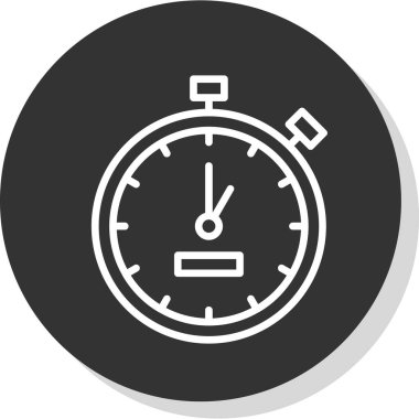 Kronometre simgesi çizimi 