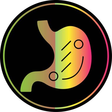 mide ikonu vektör illüstrasyonu 