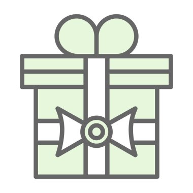 hediye kutusu vektör simgesi 