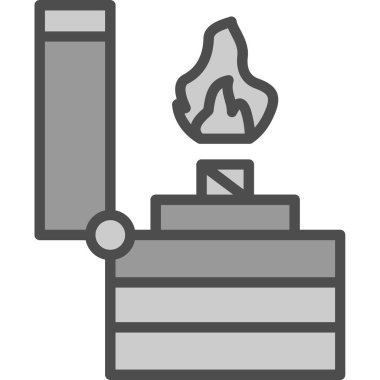 Daha hafif simgenin vektör illüstrasyonu 