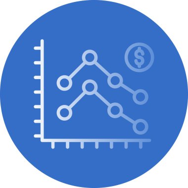 İş ve finans grafiklerinin vektör illüstrasyonu 