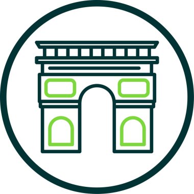 Bina. Web simgesi basit illüstrasyon