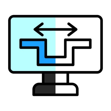 Ağ web simge vektör çizim