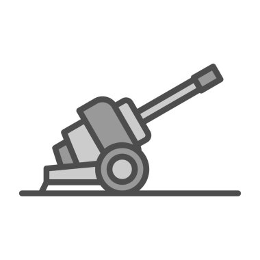 Beyaz arkaplandaki büyük basın makinesinin vektör simgesi kavramı