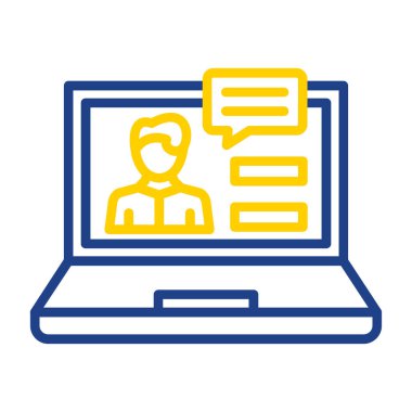 sohbet baloncuklu bilgisayar