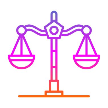 Eşitlik. Web simgesi basit illüstrasyon