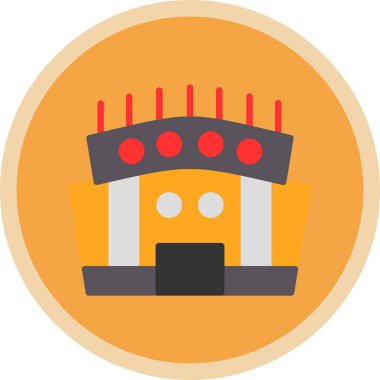 Modern simgenin vektör illüstrasyonu