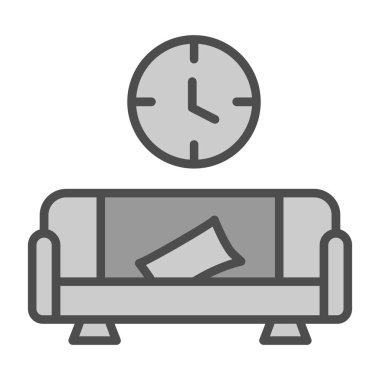 Masa simgesi olan kanepe.