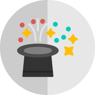 parti şapka simgesi, vektör illüstrasyon tasarımı