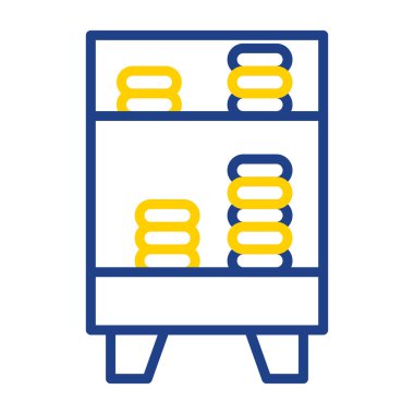 kutu simgesi vektör illüstrasyonu