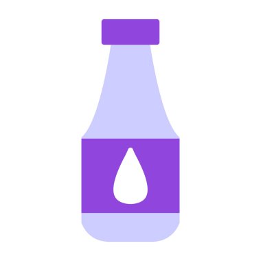 Şişe simgesinin vektör illüstrasyonu 