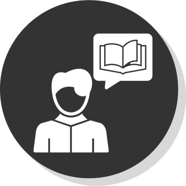 kitap simgesi vektör illüstrasyonu