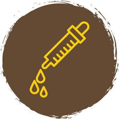 Basit el çizimi vektör illüstrasyonu, etiket