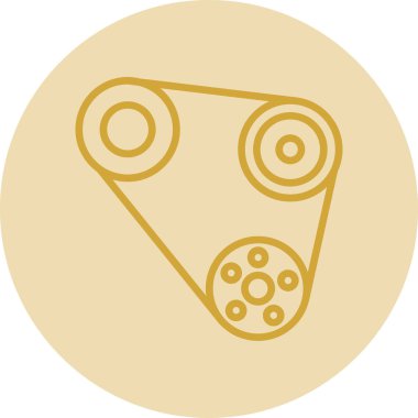 Pizza ikonu vektör illüstrasyonu