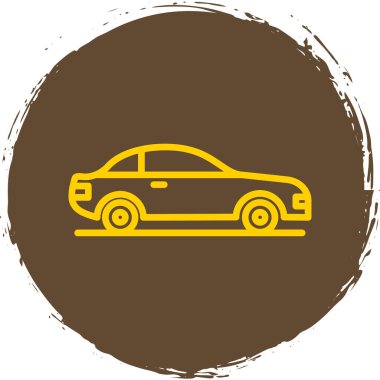 araba web simgesi, vektör illüstrasyonu 