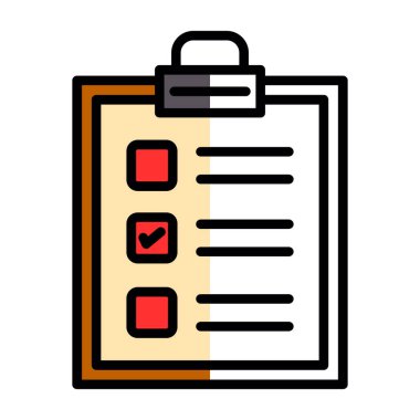 Pano simgesi, vektör illüstrasyonu basit tasarım