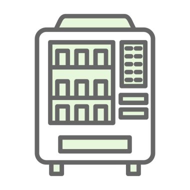 Yeni Otomat Vektör Çizimi Basit Tasarım